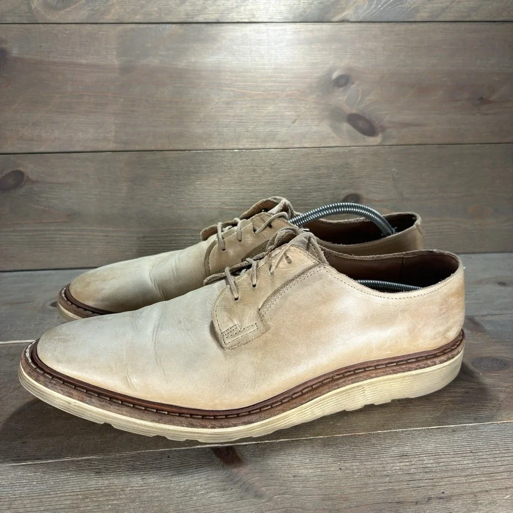 allen edmonds cove drive mens size 11.5 shoes brown leather work oxfords